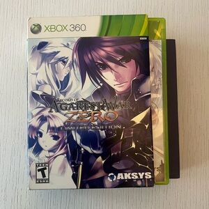 Record of Agarest War Zero Limited Edition bundle Xbox 360
